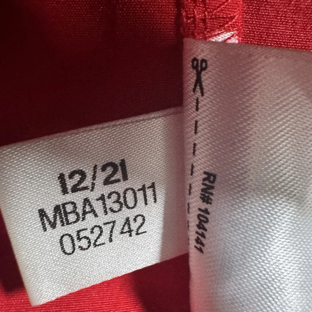 Adidas 1/4 Zip Windbreaker Shirt Mens Small Red‎ Short Sleeve Ventilated Sport
